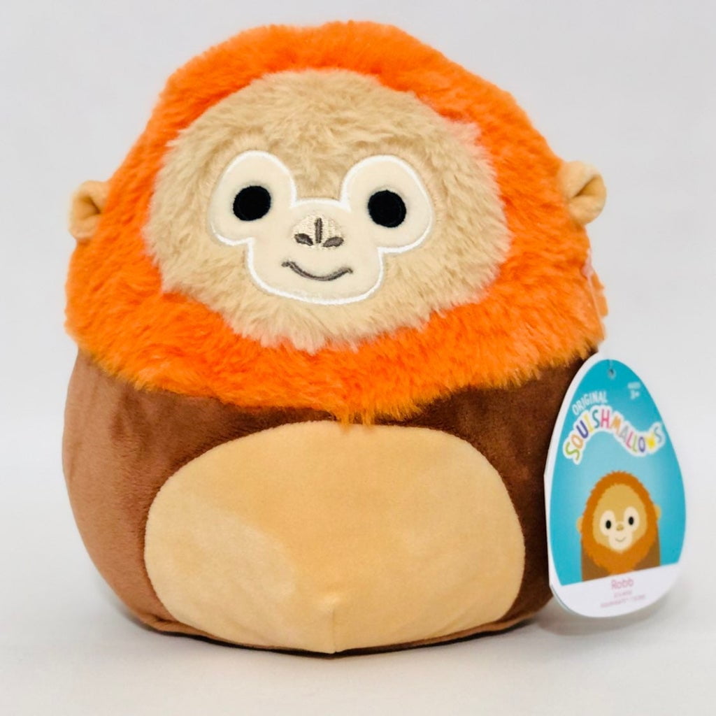 Kellytoy Squishmallows 8" Robb the Orange Orangutan Monkey HTF NEW LT ED Plush 