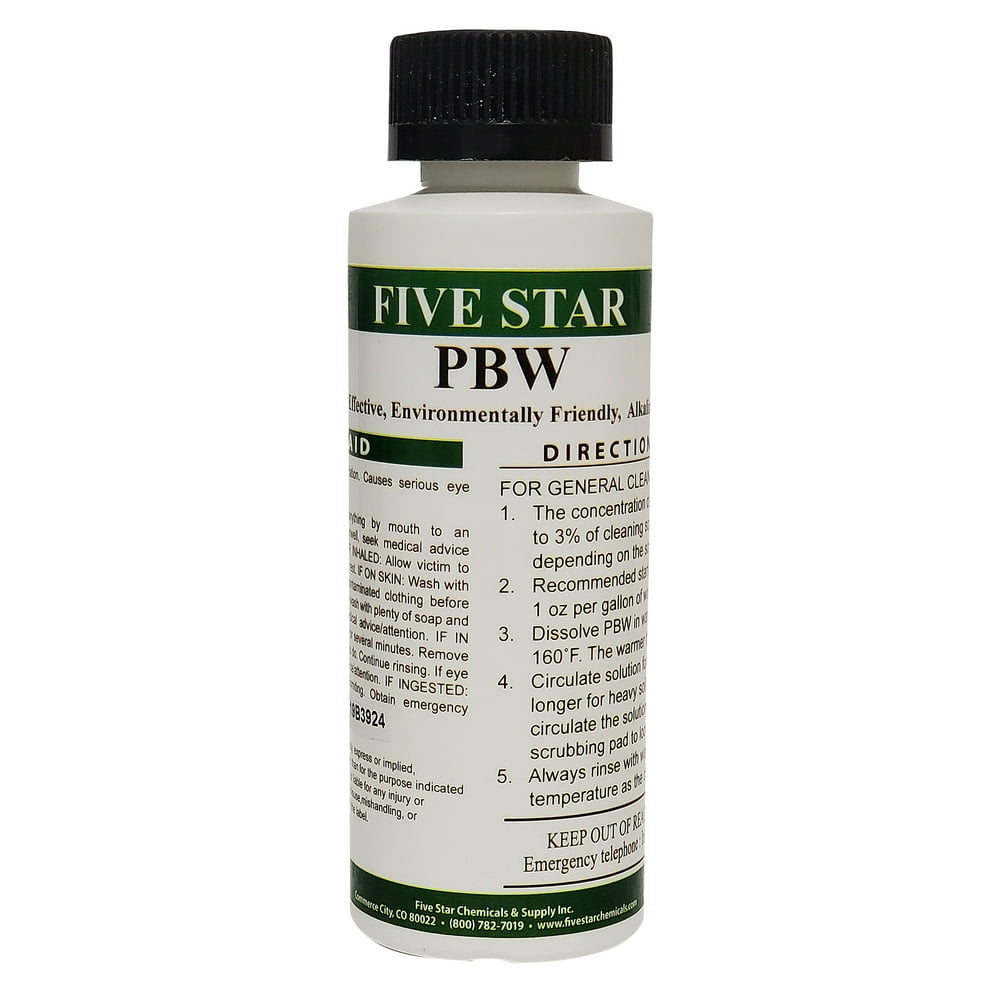 PBW Cleaner 4oz (NonCaustic Powder)