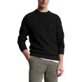 thumbnail image 1 of Tommy Hilfiger Mens Rectangle Stitch Knit Sweater, Black, Small, 1 of 1