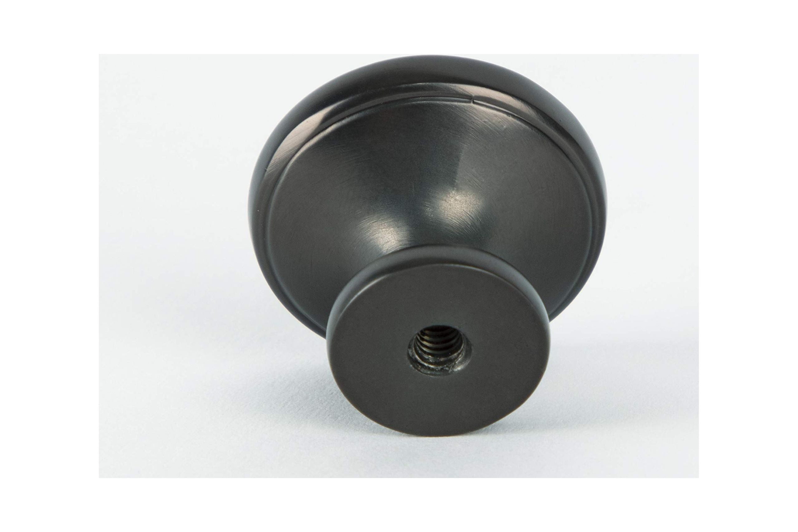 Utopia Alley 10pcs Emme Cabinet Ring Pull Knob - Decorative Cabinet Drop Pull Knobs for Cabinets and Drawers - Vintage Cabinet Hardware with Hand Finished Oil Rubbed Bronze - Pull Knobs 1.14"