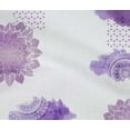 thumbnail image 4 of oneOone Cotton Flex Dusty Purple Fabric Triangle & Mandala Watercolor Dress Material Fabric Print Fabric By The Yard 40 Inch Wide, 4 of 4