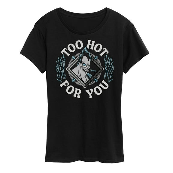 Disney Villains - Hades Too Hot For You - Women's Short Sleeve Graphic T-Shirt