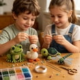 thumbnail image 4 of 3D Beaded Animal DIY Kit - Mini Bead Embroidery Set, Easy 3D Beading for Beginners & Adults, Cute Handicraft Arts and Crafts Gift, Pony Bead Kit for Home Decor, 4 of 9