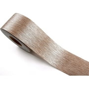 ROSEROSA Peel and Stick PVC Self-Adhesive Wallpaper Border Board Trim Moulding Sticker Metallic Wood : 3.93 In (W) X 16.40 ft (L)
