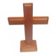 thumbnail image 5 of Wosthever Decoraciones festivas marrones Crucifijo de madera de pie hecho con madera resistente y duradera Buena decoración tipo 1 Tipo 1 2Conjunto, 5 of 6