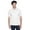 WHITE, variant on UltraClub Men's Classic Piqué Polo - 8535