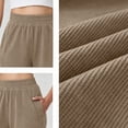 thumbnail image 5 of Bnwani Pants for Women, Daily Elastic Waist Fashion Trousers with Pockets straight-leg, 5 of 9