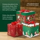 thumbnail image 4 of Ounissouiy Cajas de regalo de Navidad para niños, 3 uds., cajas de papel para exteriores, organizadores de dulces, recuerdo para el hogar, aperitivos de Kits de decoración para fiestas Cuadrícula S Ounissouiy HA067944-03, 4 of 6