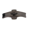 thumbnail image 3 of Watchband Buckle Clasp, Double Button Rustproof Watch Deployment Clasp Standard Size Stainless Steel Black  For Wristwatch Repair, 3 of 8