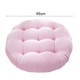 thumbnail image 2 of Washranp Round Floor Pillow Cushions,Solid Color Elasticity Soft Tatami Sofa Floor Sitting Mat for Outdoor Furniture Seat Pads 22*22inch, 2 of 3
