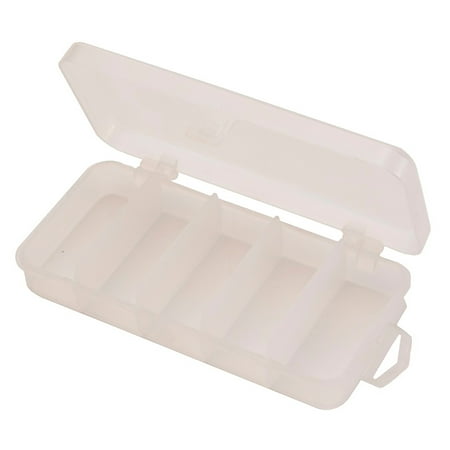 Fishing Tackle Box Organizer - Small Storage Box Robust Construction Multiple Use Quick Identification
