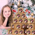 thumbnail image 3 of Labymos Christmas Gift Box 24pcs Assorted Christmas Gift Boxes Clips Number Sticker design with Snowman, 3 of 8