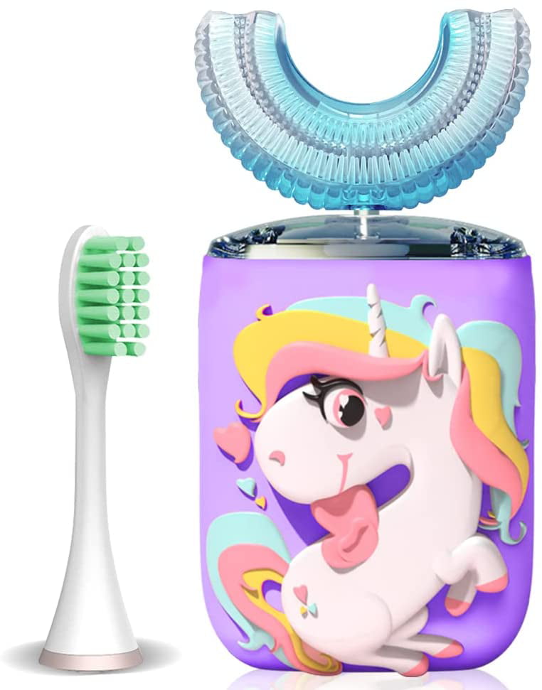 Children Automatic Electric Toothbrush Ultrasonic Waterproof Kids Tooth Brush 
