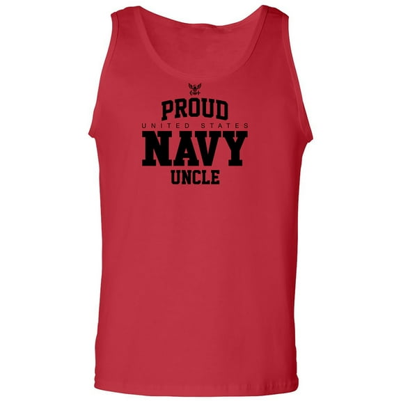 Proud United States Navy UNCLE Adult Tank Top