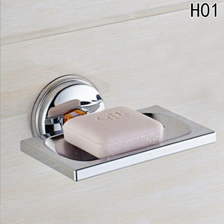 Steel Wall Case Fancyleo Stainless Steel Soap Dish Home Bathroom Wall Mounted Holder Box Case Grateful ()