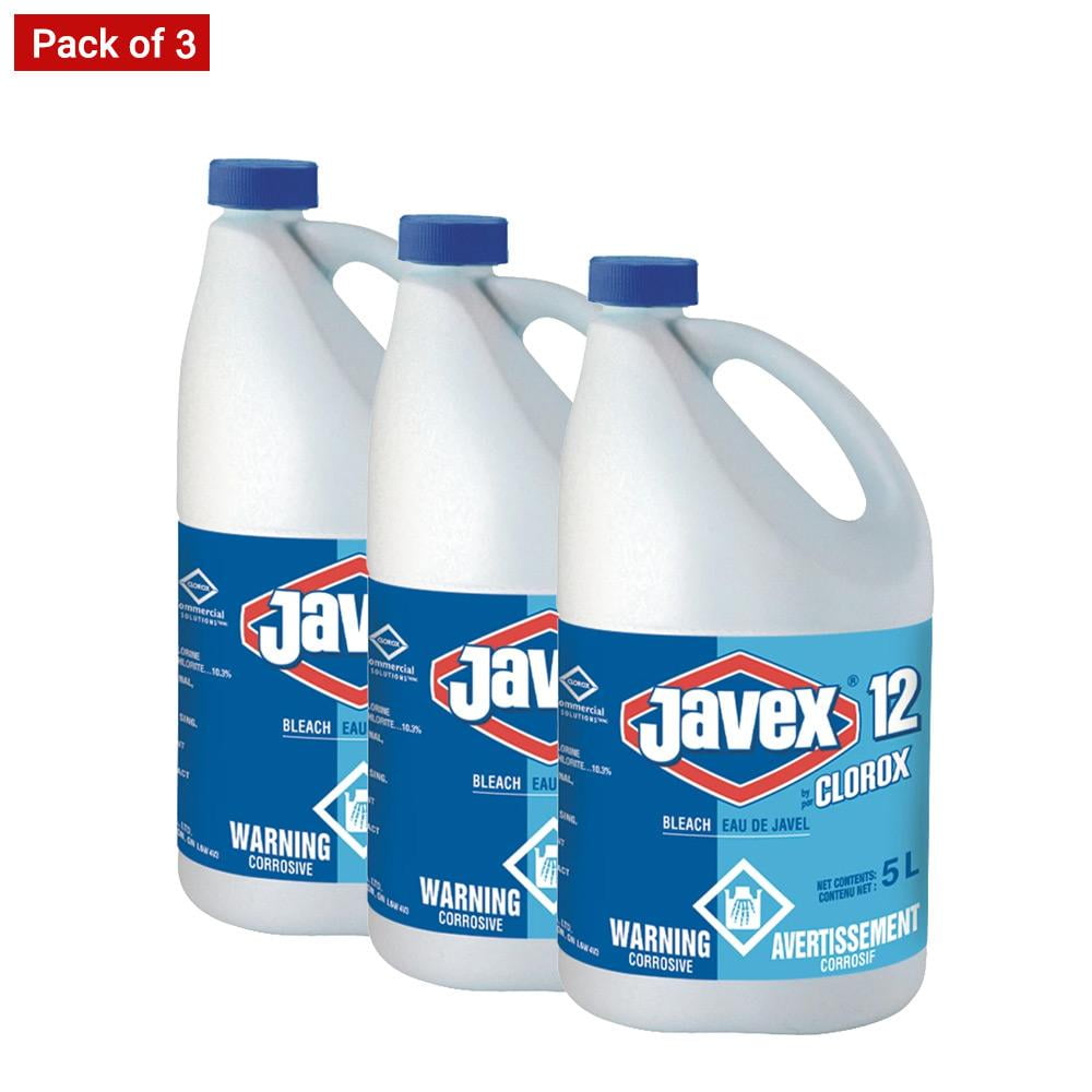 Clorox Javex Commercial Grade Bleach 5 L, Pack of 3 Walmart Canada