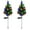 #0187-Green, variant on Cheapark 2-Pack Solar Christmas Tree Lights - LED Colorful Garden Decor for Lawn & Flowerbed, Weather-Resistant Outdoor Landscape Lamp, Party Accents