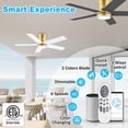 thumbnail image 4 of Ventilador de techo Lorpies 42 Smart Low Profile con luces y control remoto, 4 of 7