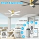 thumbnail image 4 of Ventilador de techo Lorpies 42 Smart Low Profile con luces y control remoto, 4 of 7