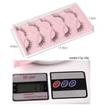 thumbnail image 3 of Nvzi -b 5 Pairs Wispy Mink Lashes Fluffy Eye Lashes Natural Look Volume Fake Eyelashes，HY5-6, 3 of 3