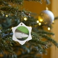 thumbnail image 7 of 3drose, Galapagos Shark Carcharhinus Galapagensis, 3 inch Snowflake Porcelain Ornament, 7 of 7