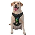 thumbnail image 1 of Saiise Music Notes Print Dog Harness and Leash Set, No Pull Soft Mesh Pet Harness, Reflective Adjustable Puppy Vest for Small Medium Large Dogs, Cats-X-Large, 1 of 6