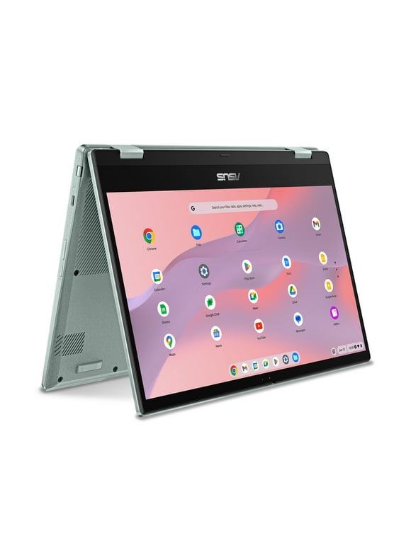 ASUS Chromebook Flip, 14" FHD Touch, MediaTek Kompanio 520, 4GB RAM, 64GB eMMC, Gray Green, CM1402FM2A-WS44FT