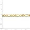 thumbnail image 5 of 14K Yellow Gold necklace Figaro chain 22 in 5.25 mm, 5 of 5