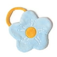 thumbnail image 2 of Toalla De Doble Capa De Lana De Coral Forma De Flor Fuerte Capacidad De Absorción Suave Toalla De Mano Colgante Azul Claro, 2 of 5