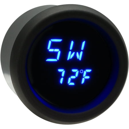 Dakota Digital 2 3/16" Stand Alone LED GPS Compass Blue w/Black MCL-GPS17-K