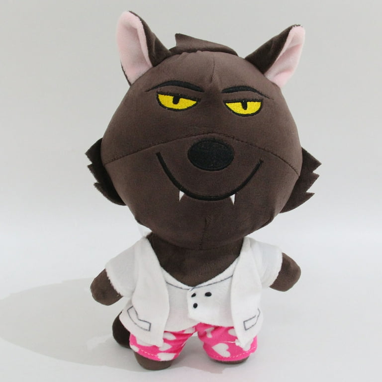 This photograph shows a plush toy representing the mascot of the
