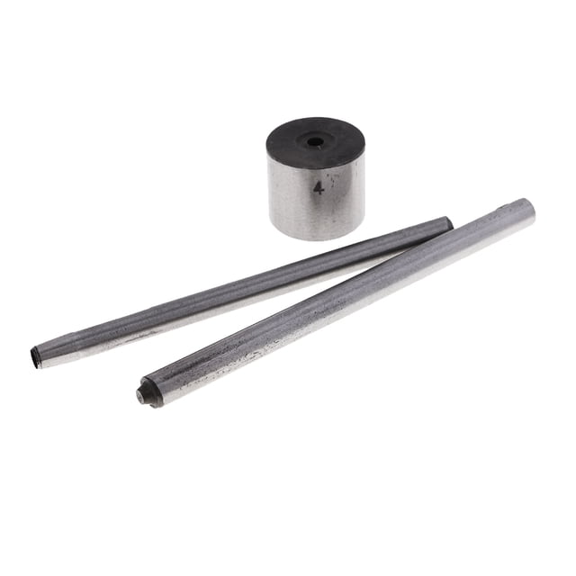 Set de herramienta de troquel de ojal para cuero Artesanía de ropa Ojal de bricolaje 4 mm Sunnimix Perforadora de ojales