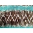 thumbnail image 4 of oneOone Cotton Cambric Fabric Chevron Ikat Printed Craft Fabric BTY 56 Inch Wide, 4 of 4