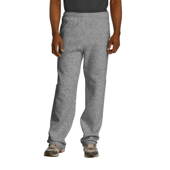 Jerzees Men's Elastic Waist Open Bottom Pocket Sweatpant