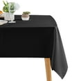 thumbnail image 6 of XWZO 52X70 inch Textured Rectangular Tablecloth for Kitchen, Dining-Waterproof Wrinkle-Abrasion Resistant Table Cloth for Canteen, Outdoor Picnic, Black, 6 of 8
