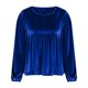 thumbnail image 4 of Karight Velvet Tops for Women Long Sleeve Casual Shirts Casual Soft Velvet Blouse Trendy Spring Blouses, 4 of 5