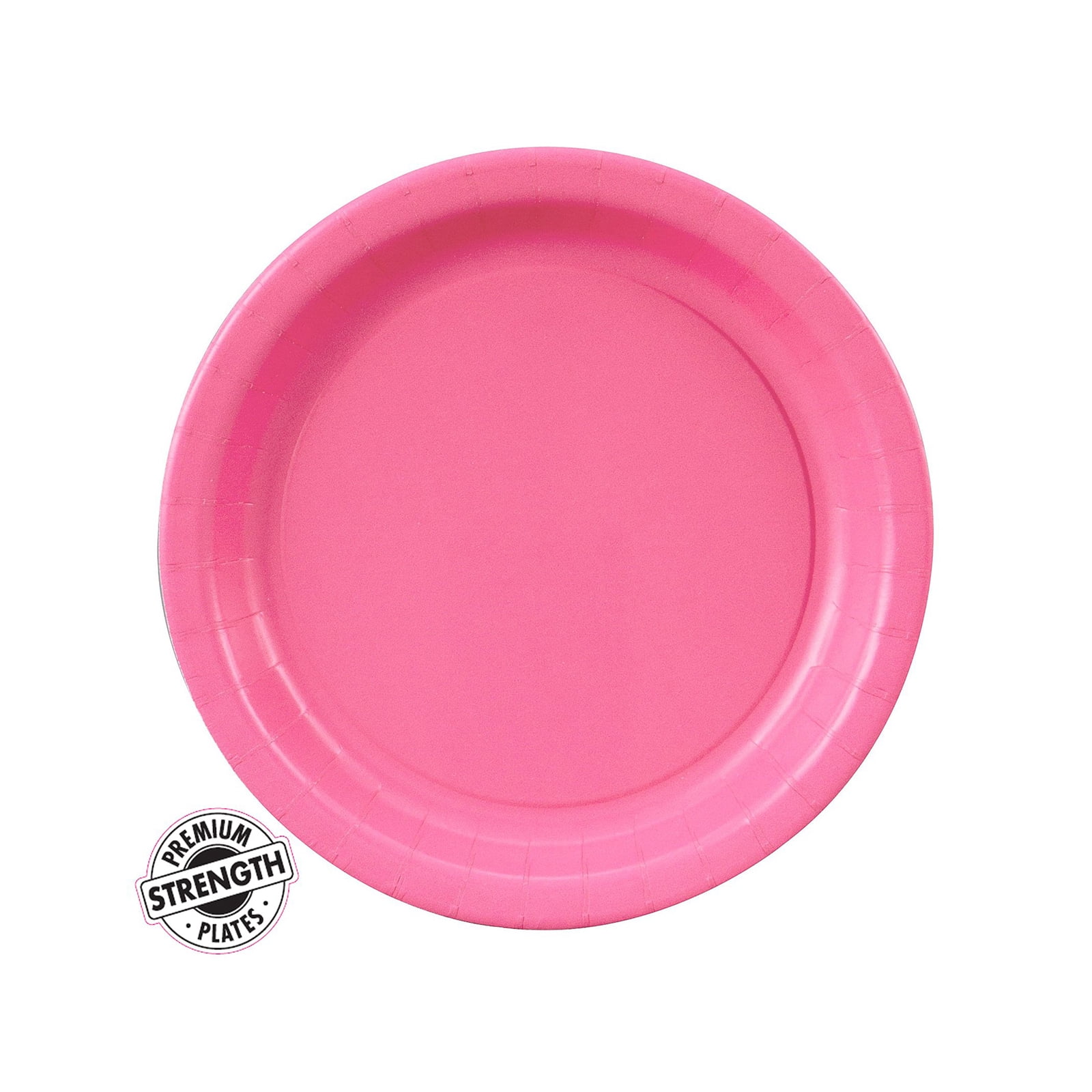 Hot Pink Dessert Paper Plates (8 Count)