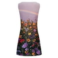 thumbnail image 5 of IROINNID Fit&Flare Dress For Women Sleeveless Round Neckline Sexy Vintage Round Dresses Strapless Print Dress, 5 of 5
