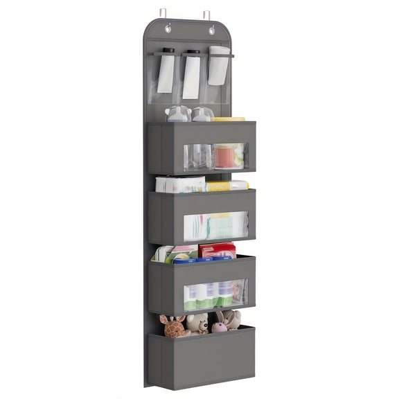 Foldable Hanging Storage Bag With Vision Window For Closet Organization