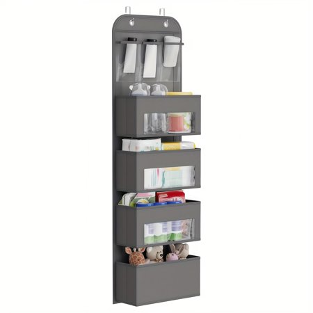 Foldable Hanging Storage Bag With Vision Window For Closet Organization