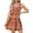 Orange, variant on UVN Summer Dresses for Women V Neck Sleeveless T Shirt Dress Casual Beach Sundress with Pockets