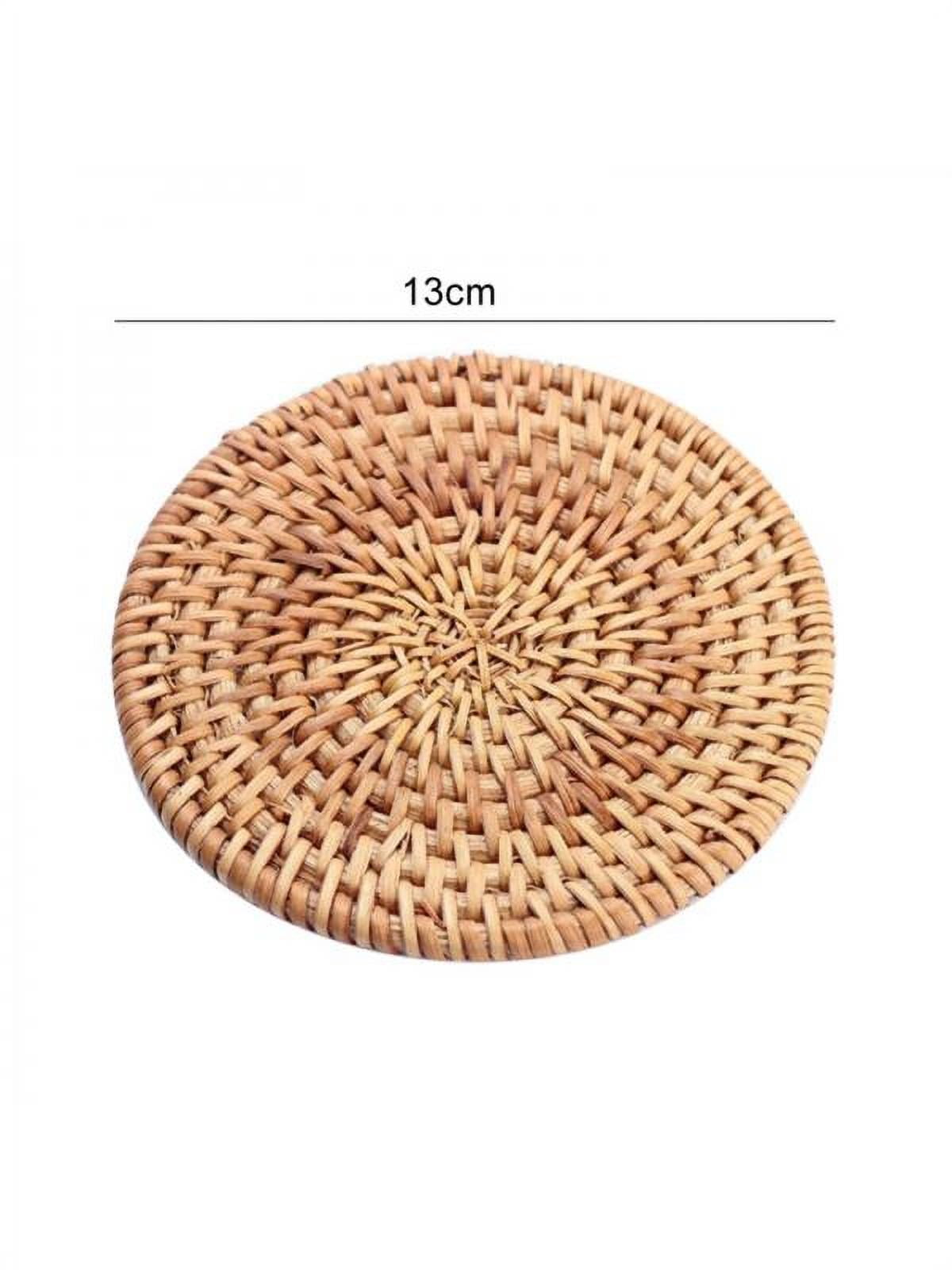 Knitting Rattan Wicker Placemats Woven Placemats Round Placemats Rattan