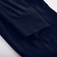 thumbnail image 5 of Women's 2026 Capri Joggers High Waist Stretch Lightweight Casual Daily Cropped Trousers with Pockets Navy M, 5 of 5