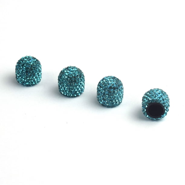Ganfancp 4Pcs Universal Jeweled Bling Rhinestone Tapa de Válvulas de Rueda Cubierta de Utilidad de Coche Ofertas Del Día Sólo En Línea 4X Tapones de Válvula
