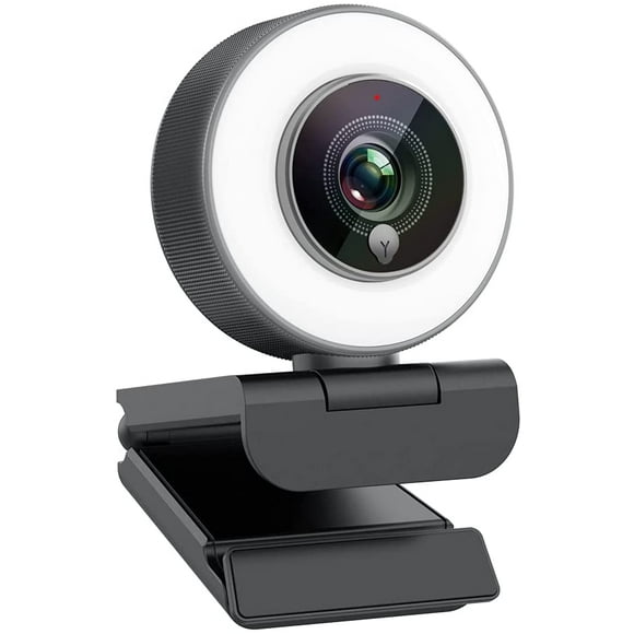 1080P Hd Webcam Built In Adjustable Ring Light And Mic. Advanced Autofocus Af Web Camera For Google Meet Xbox Gamer Facebook Youtube Streamer