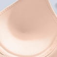 thumbnail image 5 of HVOBTTY Women's Daily Bra, Bras for Women, Women's Non Steel Ring Style Printed Gathered Middle Button Breathable Underwear Daily Bra Beige, XL, 5 of 5