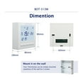 thumbnail image 7 of Wired Digital Room Thermostat For Gas Boiler Heating 3A, Programmable Thermoregulator, Battery Powered Thermostato ,Save Energy, 7 of 7