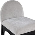 thumbnail image 6 of Pemberly Row Modern / Contemporary Grey Finish Soft Fabric Stool, 6 of 7