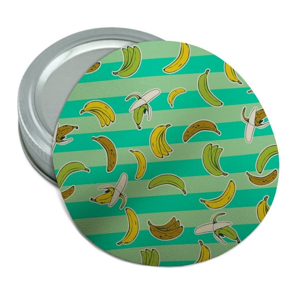 Ripe Bananas Pattern Round Rubber Non-Slip Jar Gripper Lid Opener