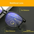 thumbnail image 2 of Anti Blue Transition Reading Glasses Multifocal Progressive Photochromic L2Z8, 2 of 9